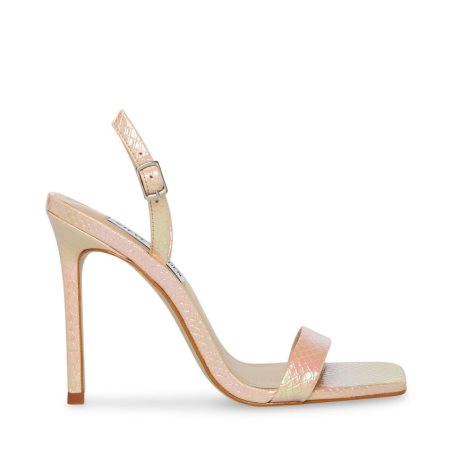 Snake Steve Madden Bethany Women's Heels Sandals | PH 7428KJX